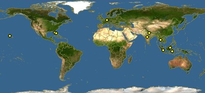 Helostoma temminkii-map